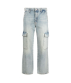 jeans cargo 7/8 bleach