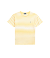 t-shirt streep geel/wit